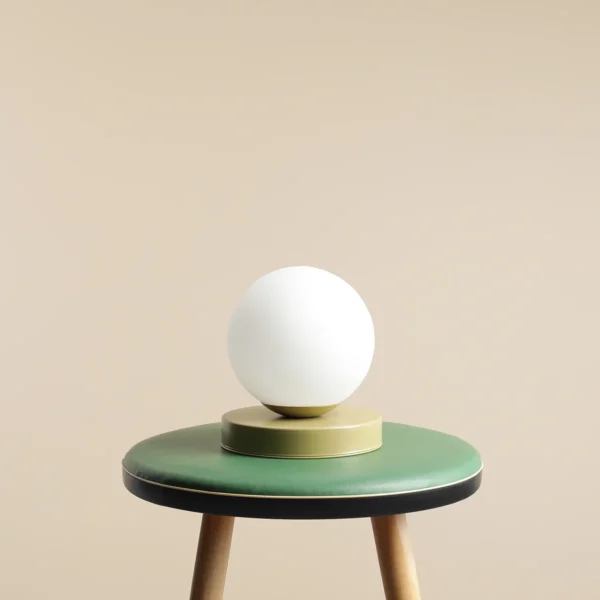 BALL TABLE PISTACHIO S 1076B12_S Lampka stołowa #colours Aldex