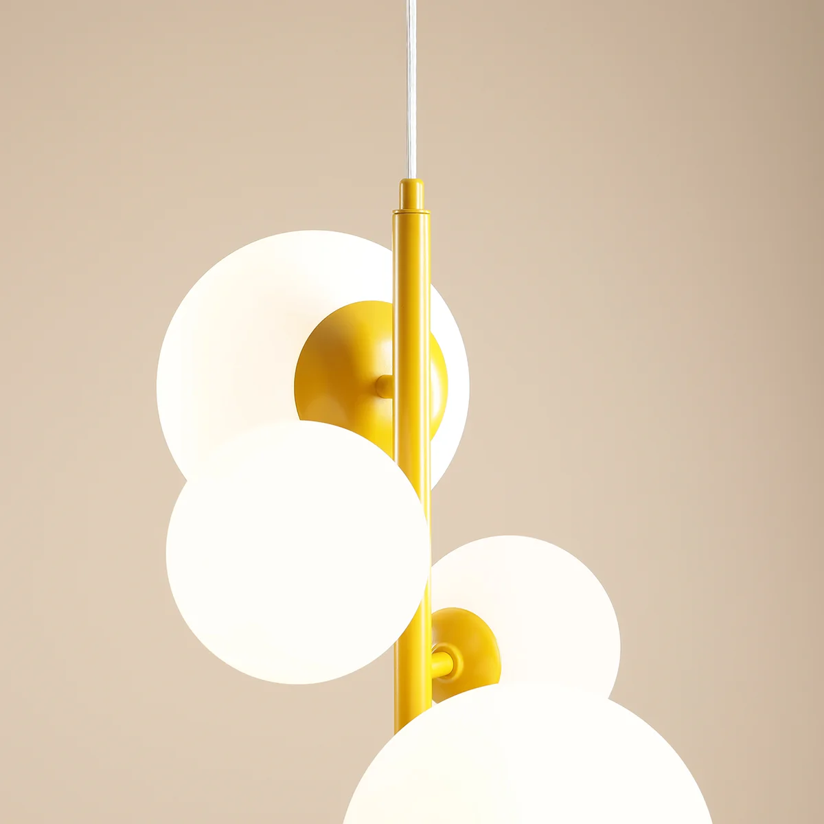 BLOOM 4 MUSTARD 1091L14 Lampa wisząca #colours Aldex