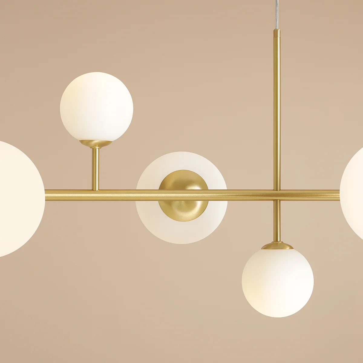 Lampa wisząca DIONE 9 BRASS 1092N40 Aldex