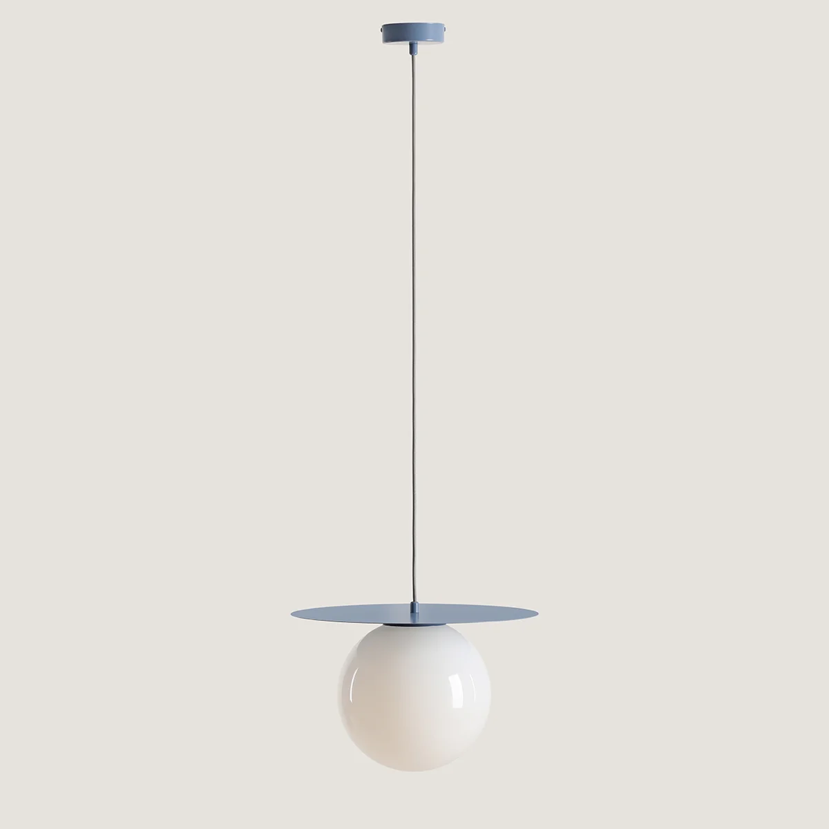 Lampa wisząca LOOP DUSTY BLUE L 1125G16_L Aldex