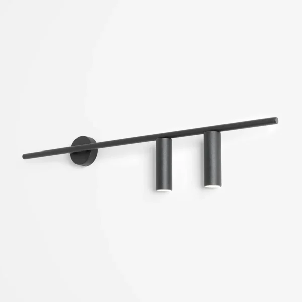 TREVO WALL 2 ALL BLACK (right) 1104D1_2 Minimalistyczny kinkiet Aldex