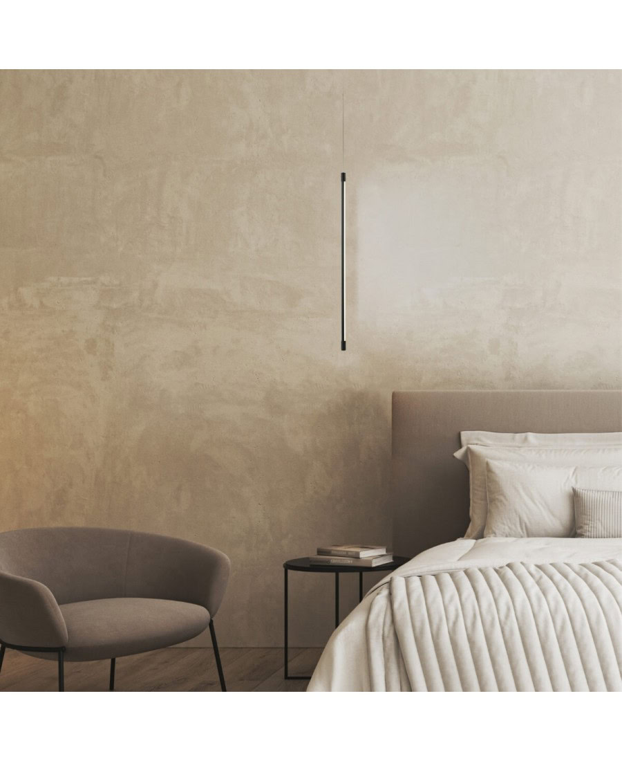 20121 LED PENDANT LAMP 12W 3000K ALUMINIUM BLACK Zambelis Lights
