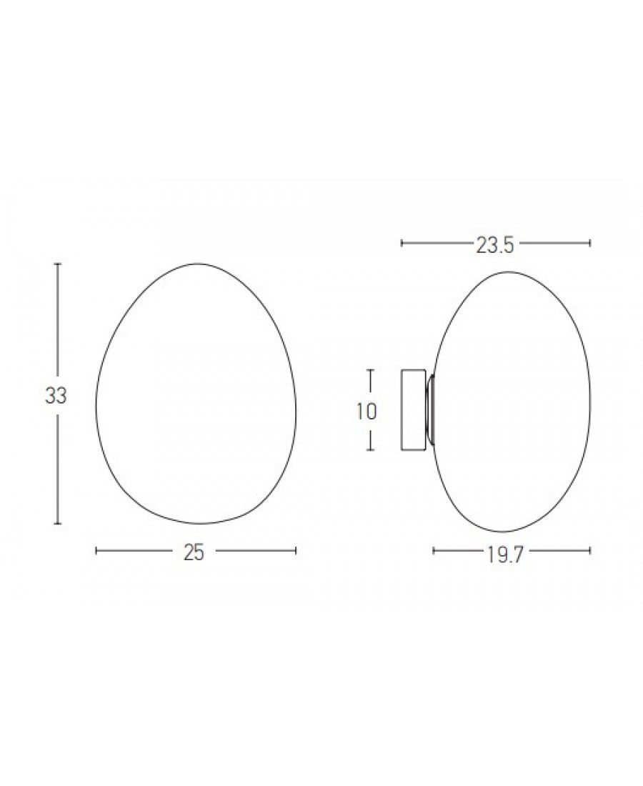 20136 LED WALL LAMP 5W 3000K METAL - OPAL GLASS Zambelis Lights