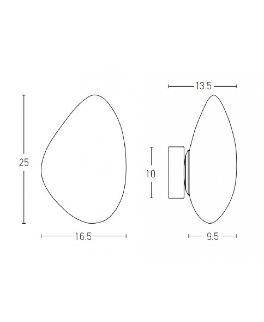 20137 LED WALL LAMP 5W 3000K METAL - OPAL GLASS Zambelis Lights