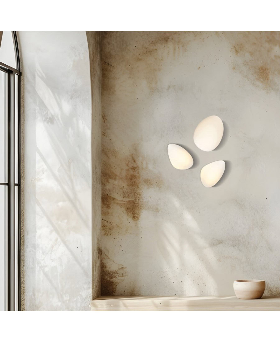 20137 LED WALL LAMP 5W 3000K METAL - OPAL GLASS Zambelis Lights