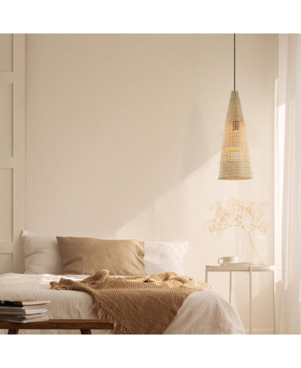 20154 BAMBOO PENDANT LIGHT 1XE27 MAX 40W NATURAL BAMBOO Zambelis Lights