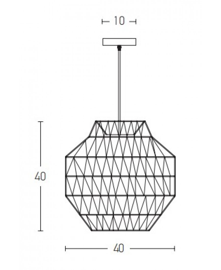 20236 PENDANT LAMP E27 MAX 40W PAPER ROPE BROWN NATURAL ELEMENTS LIGHTS Zambelis Lights