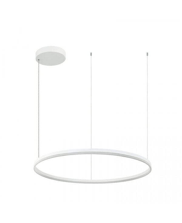 20265 84W LED PENDANT LIGHT 83W 3000K ALUMINIUM & ACRYLIC WHITE Zambelis Lights