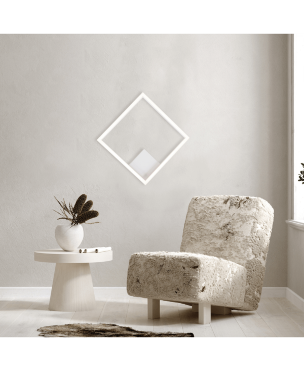 2030 SCONCE LIGHT 15W 3000K, ALUMINUM&ACRYLIC SANDY WHITE Zambelis Lights