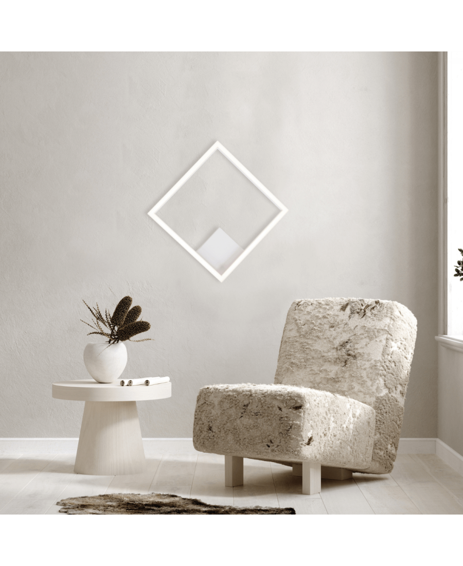 2030 SCONCE LIGHT 15W 3000K, ALUMINUM&ACRYLIC SANDY WHITE Zambelis Lights