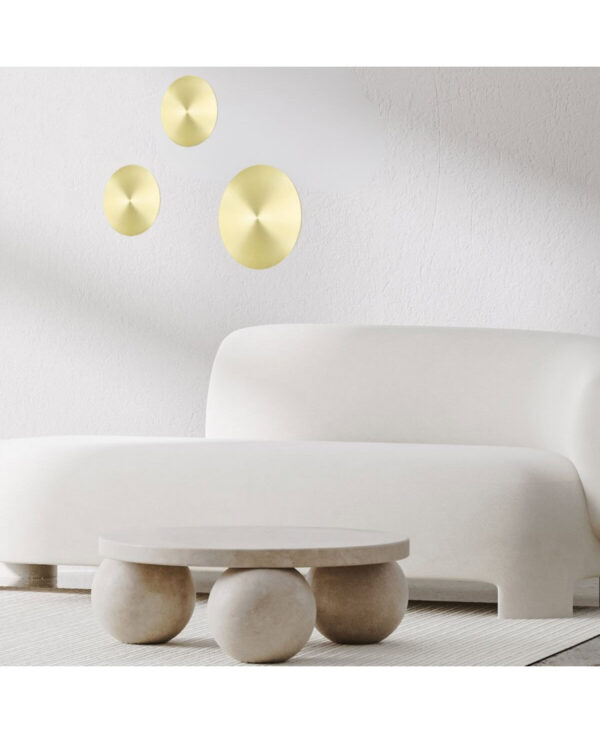 20349 SCONE LED 3000K 6W BRUSHED BRASS Zambelis Lights