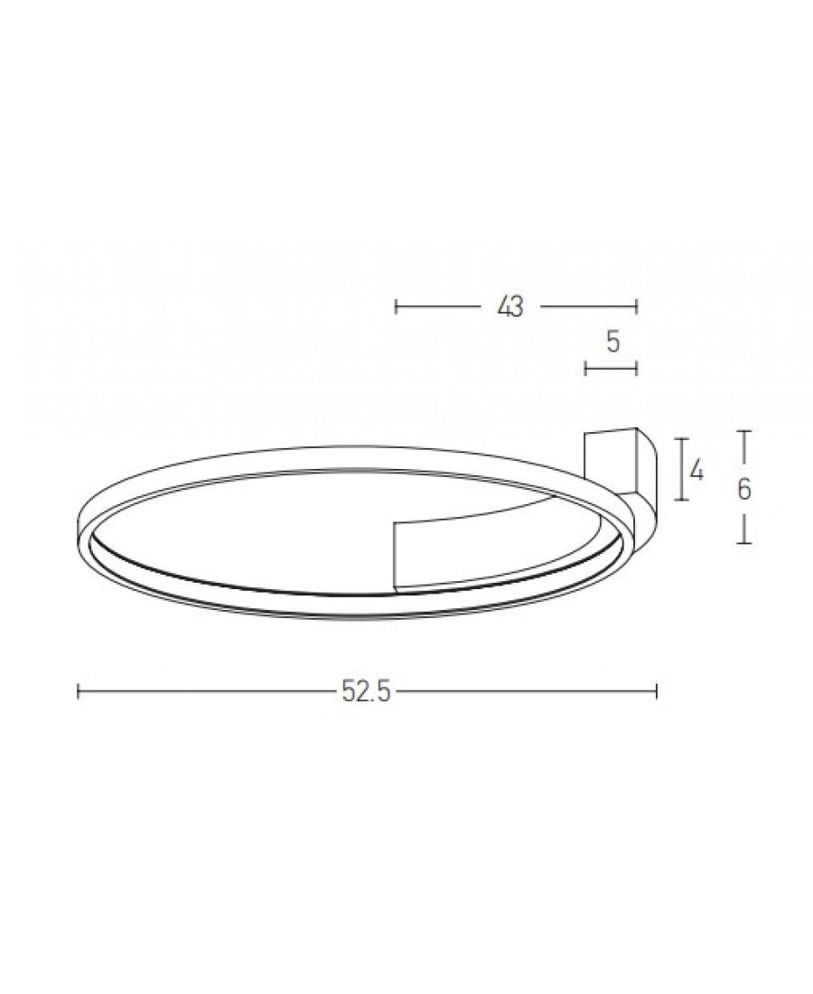 2077 CEILING LIGHT 39W 3000K ALUMINUM&SILICON SANDY WHITE Zambelis Lights
