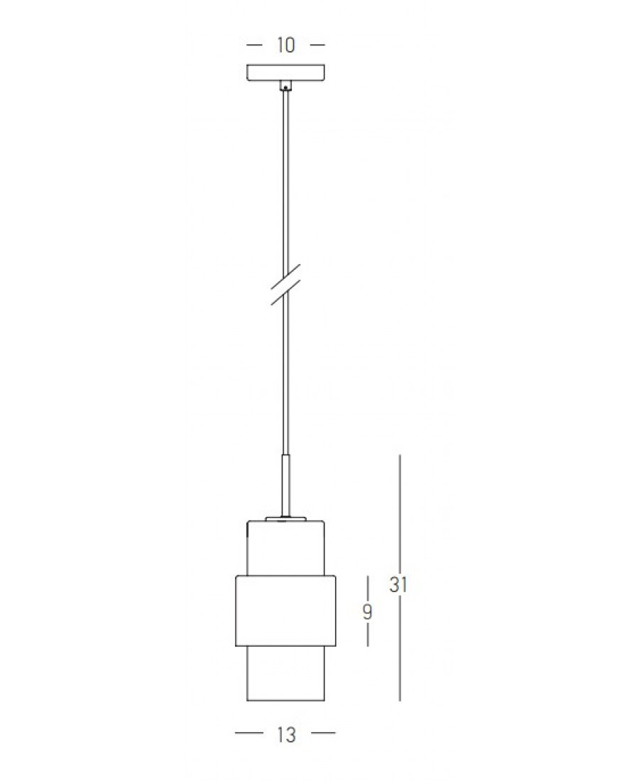 22001 PENDANT LIGHT E27 MAX 40W GOLD MATT CHROME CLASS Zambelis Lights