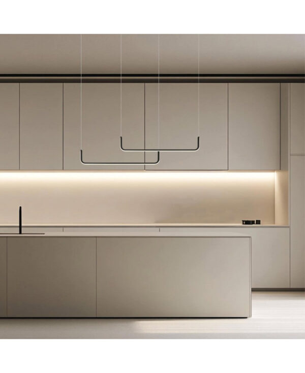 22010 PENDANT LED LIGHT 40W 3000K ALUMINIUM-SILICONE BLACK MATT Zambelis Lights