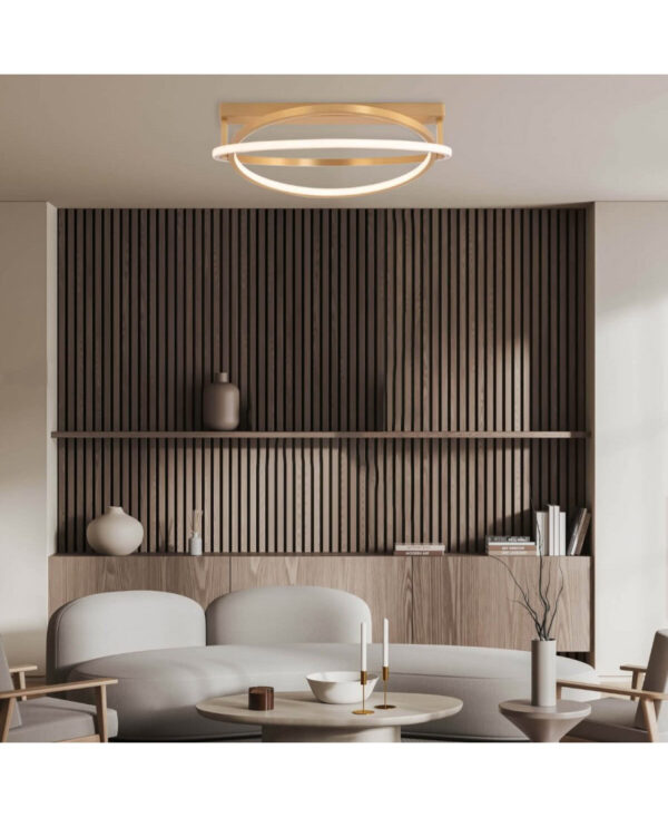22019 CEILING LIGHT 80W 3000K ALUMINUM COLD MATT SHADE Zambelis Lights