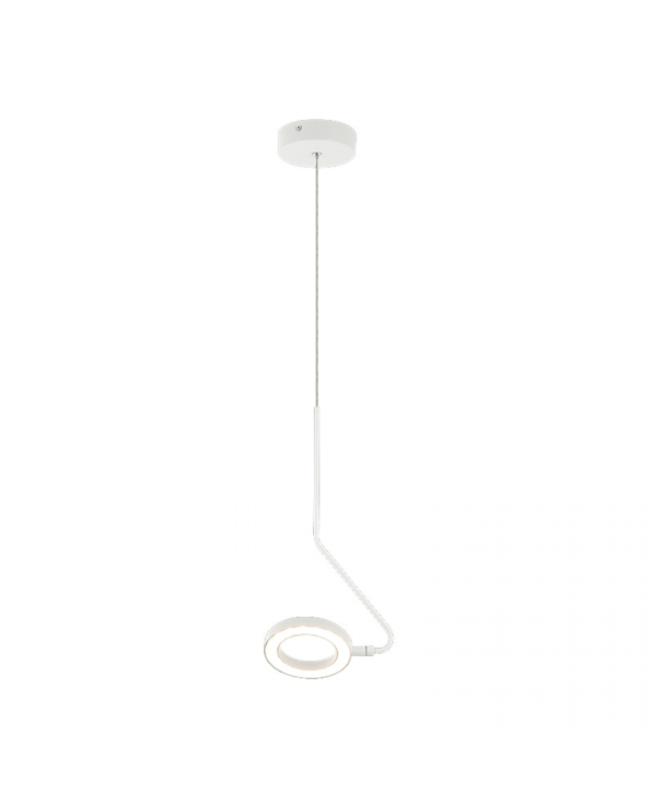 22044 PENDANT LED LIGHT 7W 3000K ALUMINUM WHITE MATT Zambelis Lights