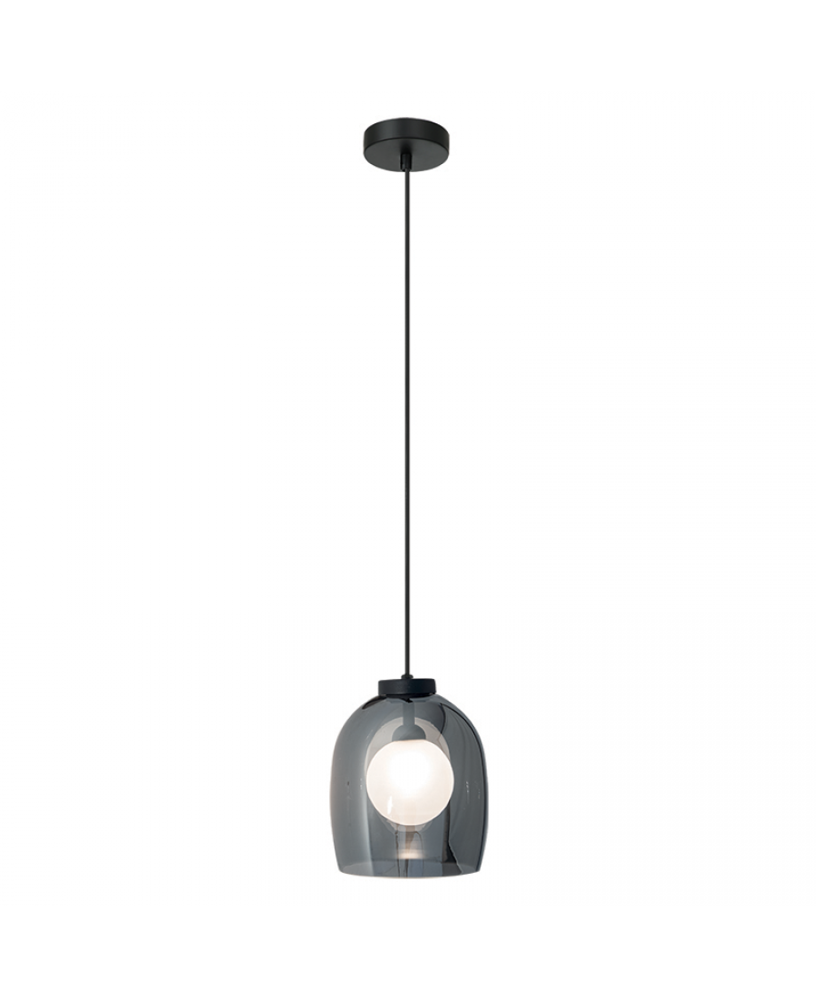 22051 PENDANT LIGHT G9 SMOKE-OPAL GLASS Zambelis Lights