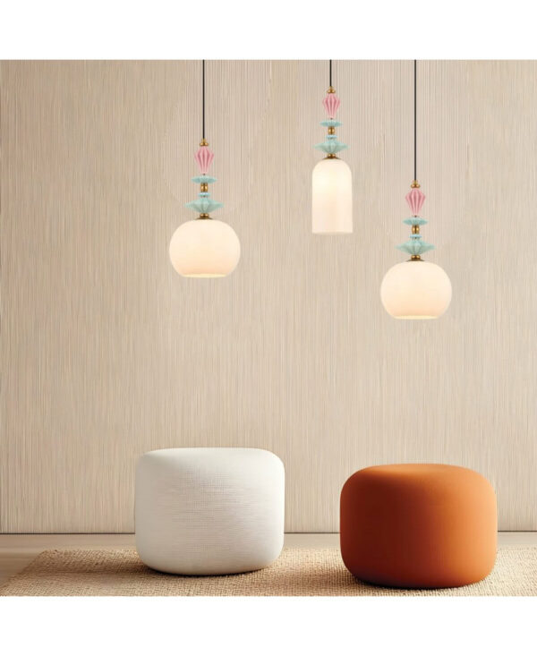 22152 PENDANT LIGHT 3XE27 METAL/CERAMIC/OPAL GLASS Zambelis Lights