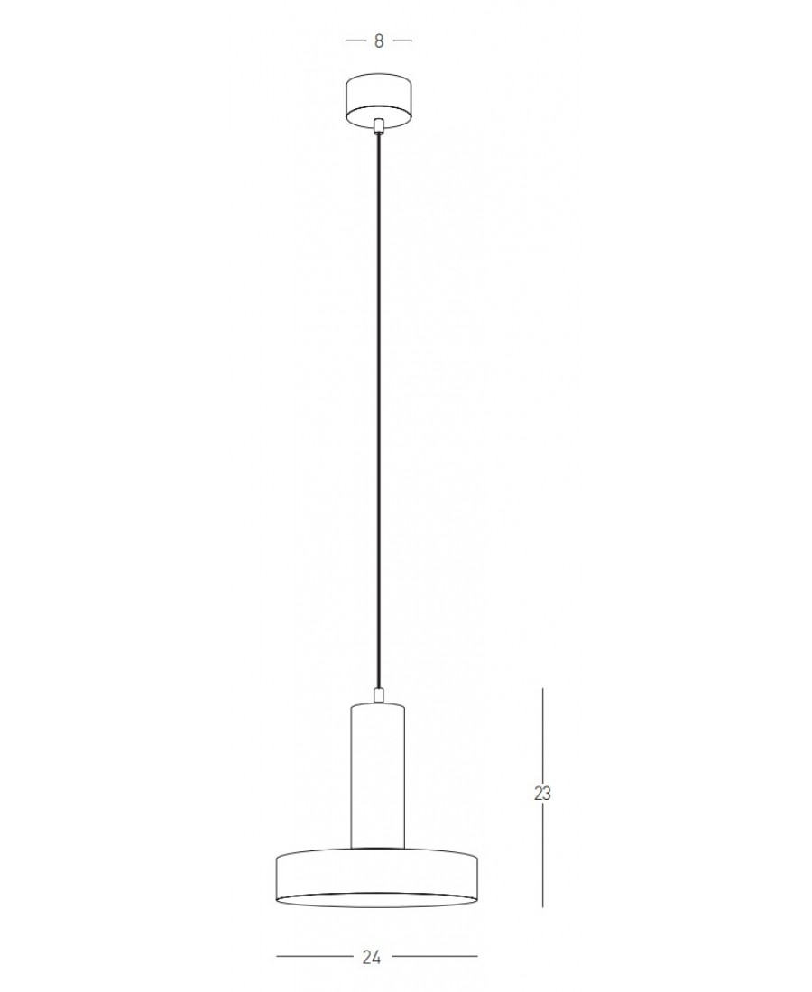 22178 PENDANT LIGHT 1XGU10 SANDY BLACK-GOLD Zambelis Lights