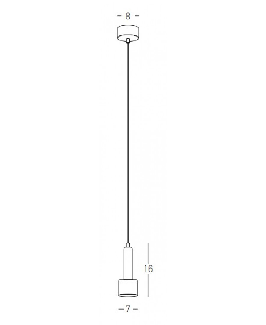 22177 PENDANT LIGHT LED 7W SANDY BLACK Zambelis Lights