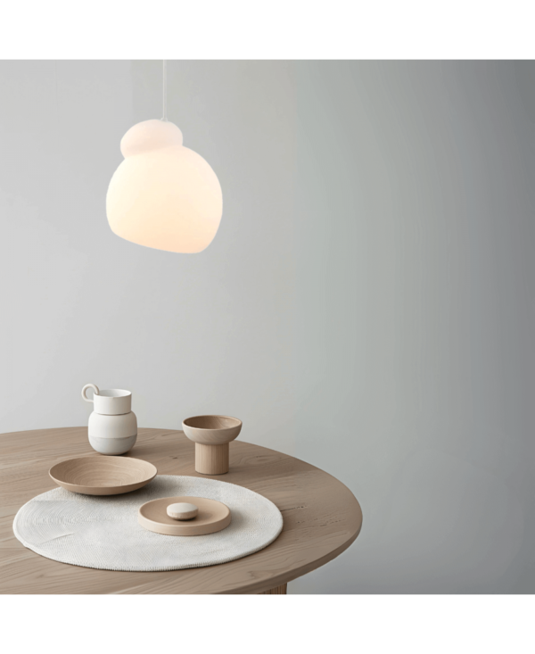 23015 PENDANT LIGHT E27 MAX 40W OPAL GLASS Zambelis Lights