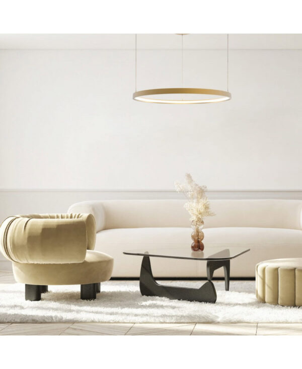 23032 PENDANT LED LIGHT 28W 3000K ALUMINIUM GOLD Zambelis Lights