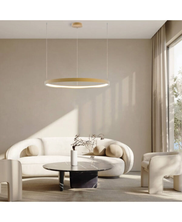 23034 PENDANT LED LIGHT 45W 3000K ALUMINIUM GOLD Zambelis Lights