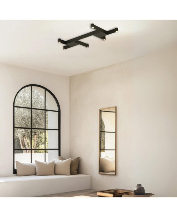 23042 CEILING LED LIGHT 23W 3000K METAL-ALUMINIUM BLACK Zambelis Lights