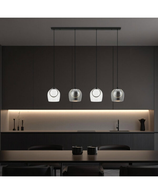 23082 LINE LED LIGHT 24W 3000K METAL-GLASS Zambelis Lights