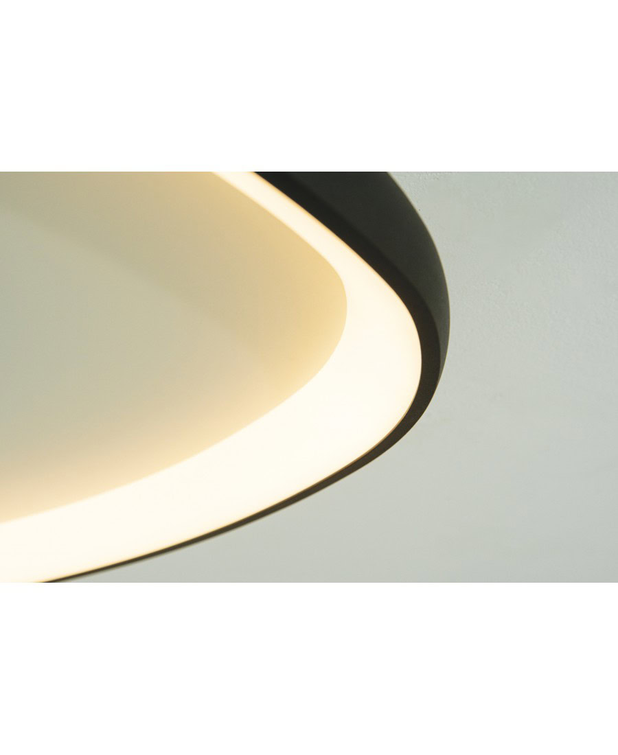 23087 CEILING LED LIGHT 32W 3000K METAL-ACRYLIC BLACK Zambelis Lights