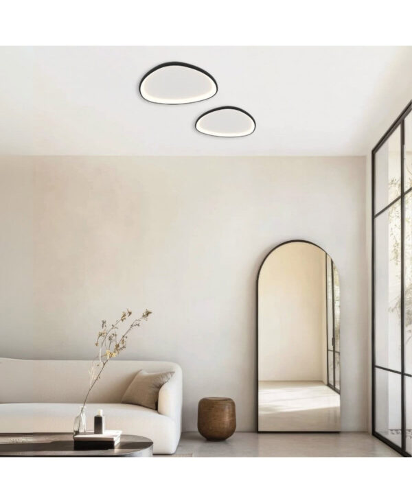 23087 CEILING LED LIGHT 32W 3000K METAL-ACRYLIC BLACK Zambelis Lights