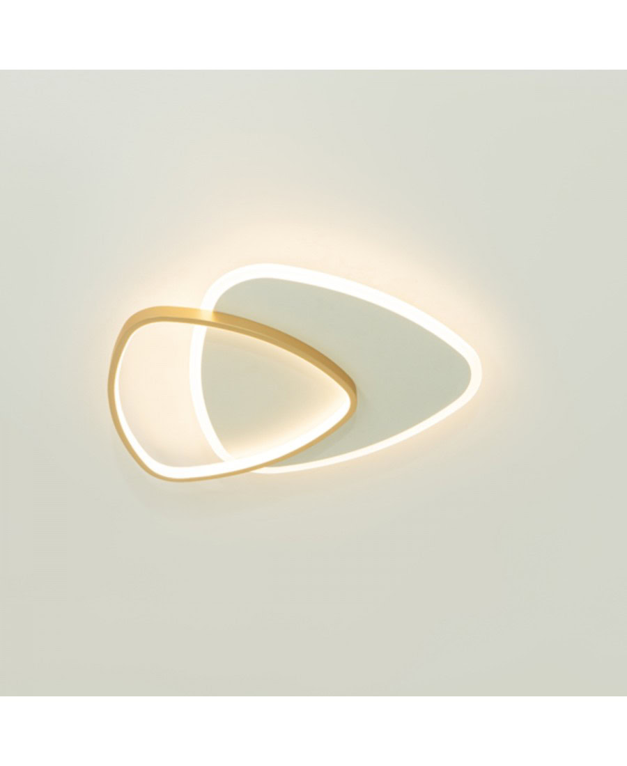 23093 CEILING LED LIGHT 36W 3000K METAL-ACRYLIC GOLD MATT Zambelis Lights