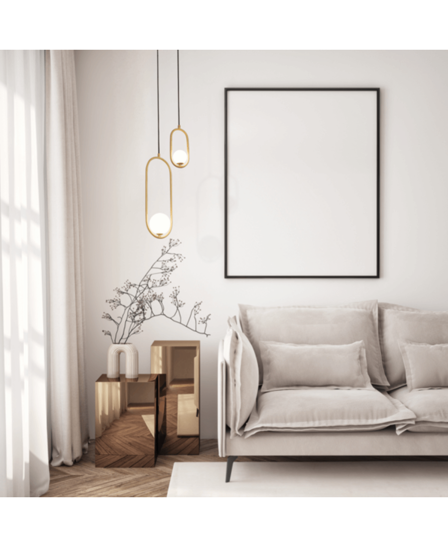 23136 PENDANT LAMP G9 MAX 7W METAL GOLD Zambelis Lights