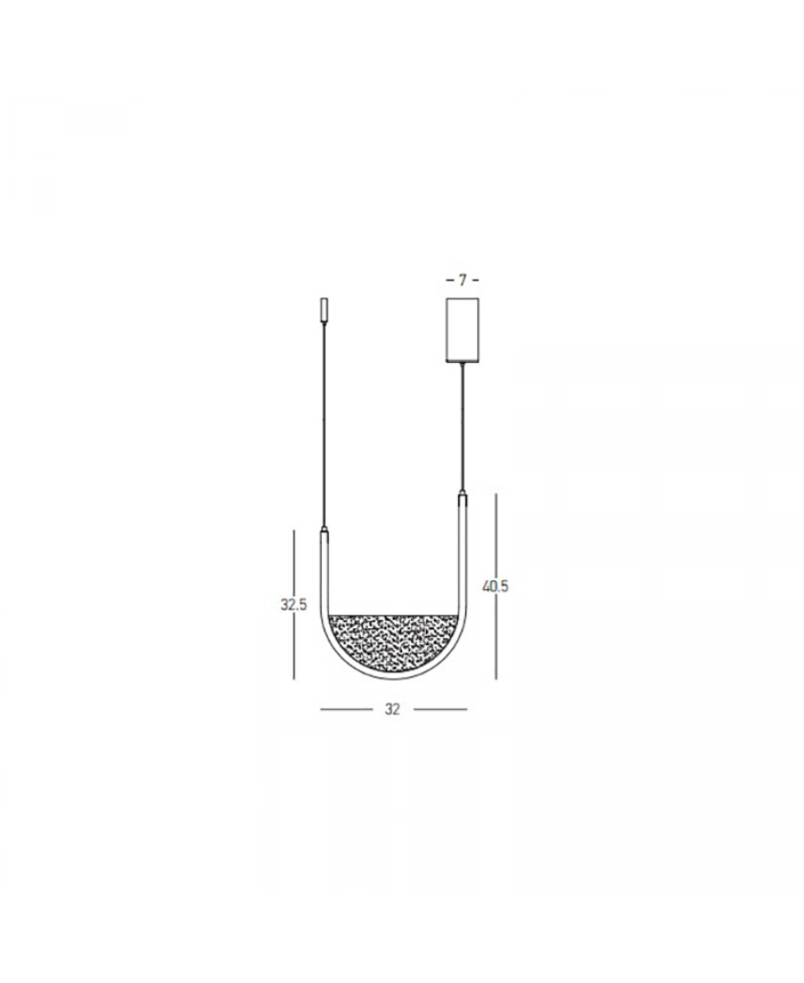 23166 PENDANT LED LIGHT 20W 3000K,4000K BLACK-LIGHT GREY Zambelis Lights