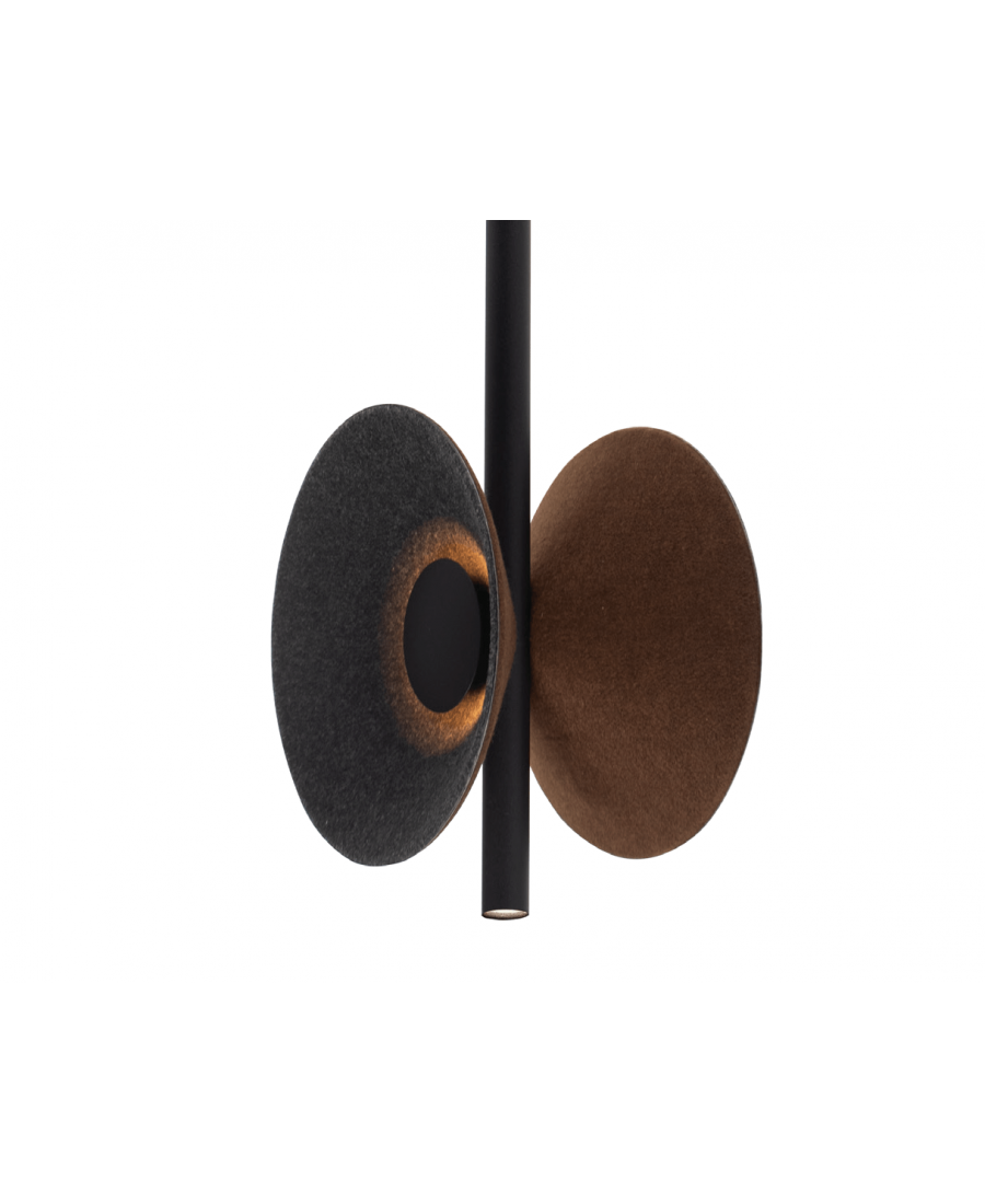 23176 PENDANT LED LIGHT 3X2W 3000K ACOUSTIC BROWN-GREY Zambelis Lights