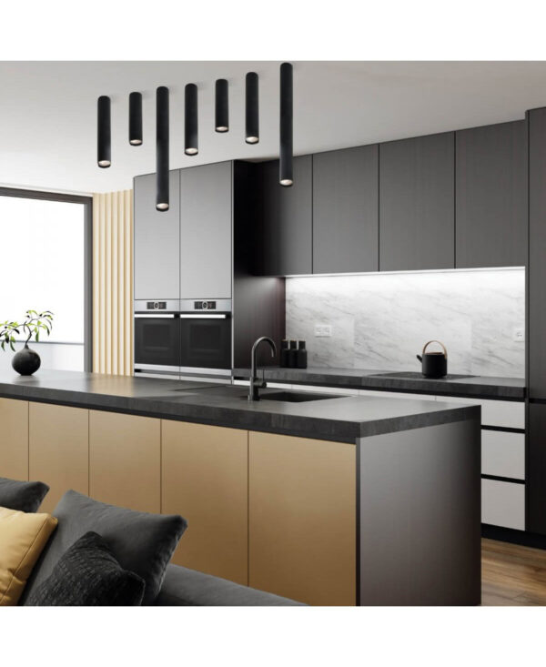 23221 CEILING SPOT 1XGU10 ALUMINIUM BLACK Zambelis Lights