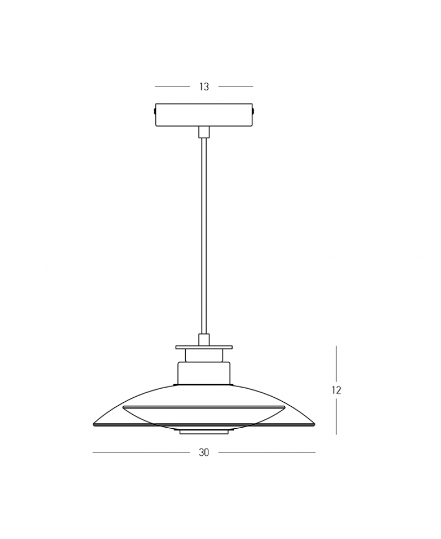 Lampa wisząca LED 25142 10W 3000K Zambelis