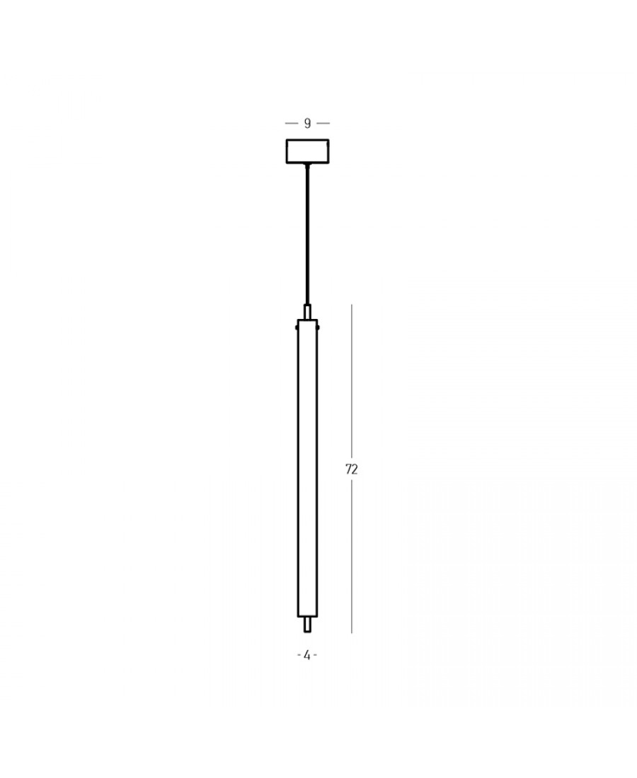 Lampa wisząca LED 25168 20W 3000K Zambelis