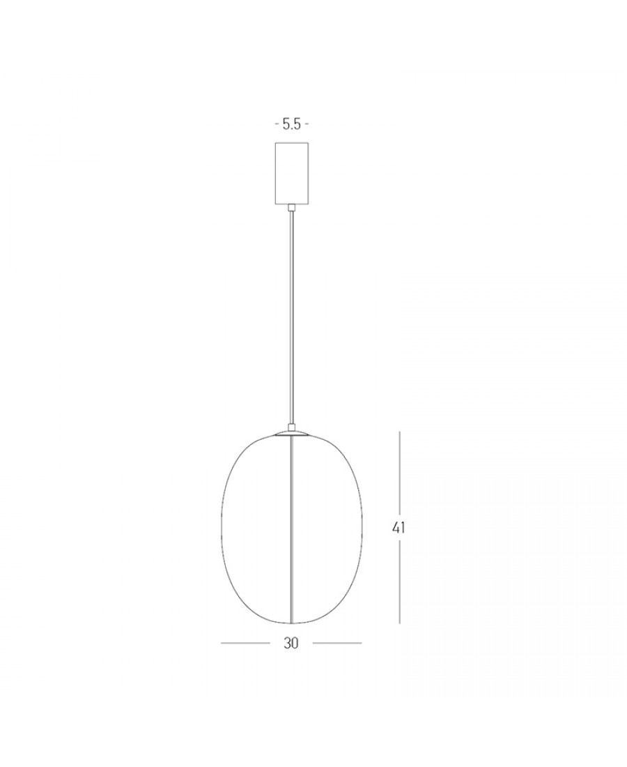 Lampa wisząca E27 25171 1x15W Zambelis