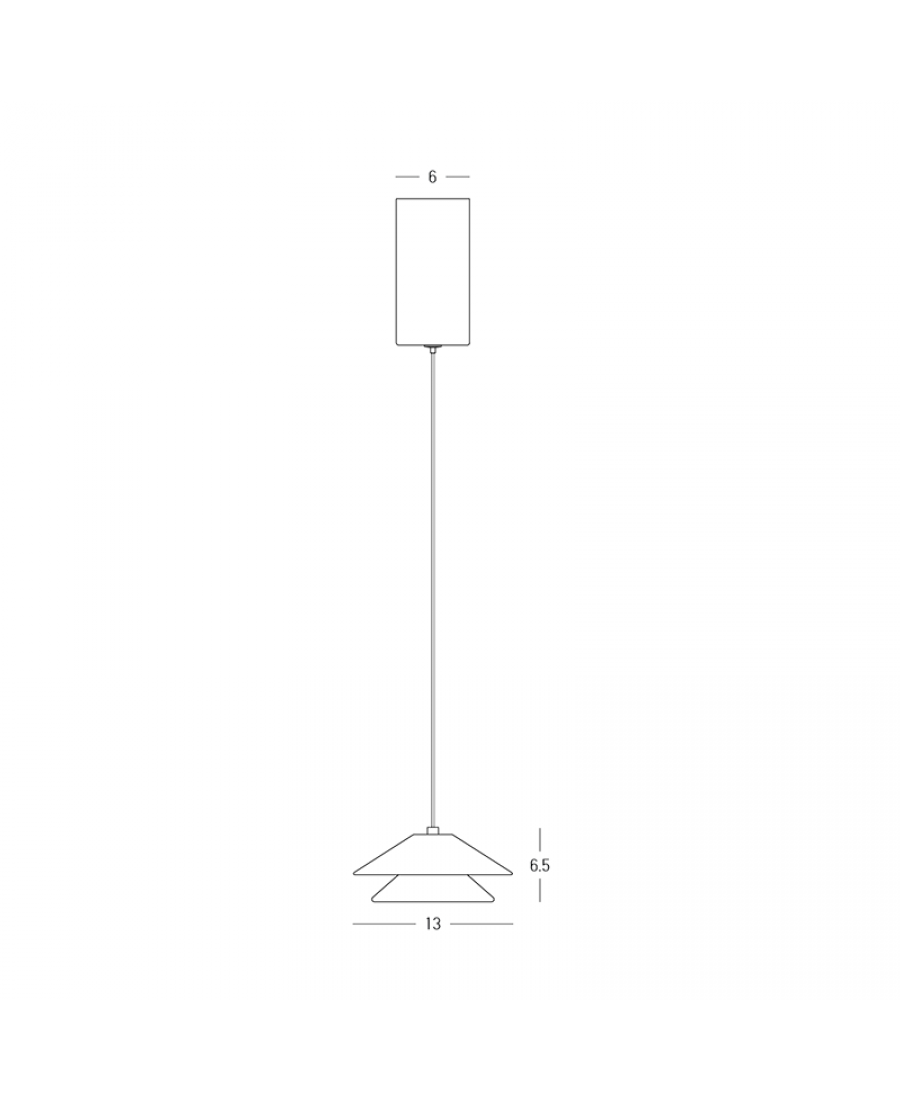 Lampa wisząca LED 25347 9W 3000K Zambelis Lights