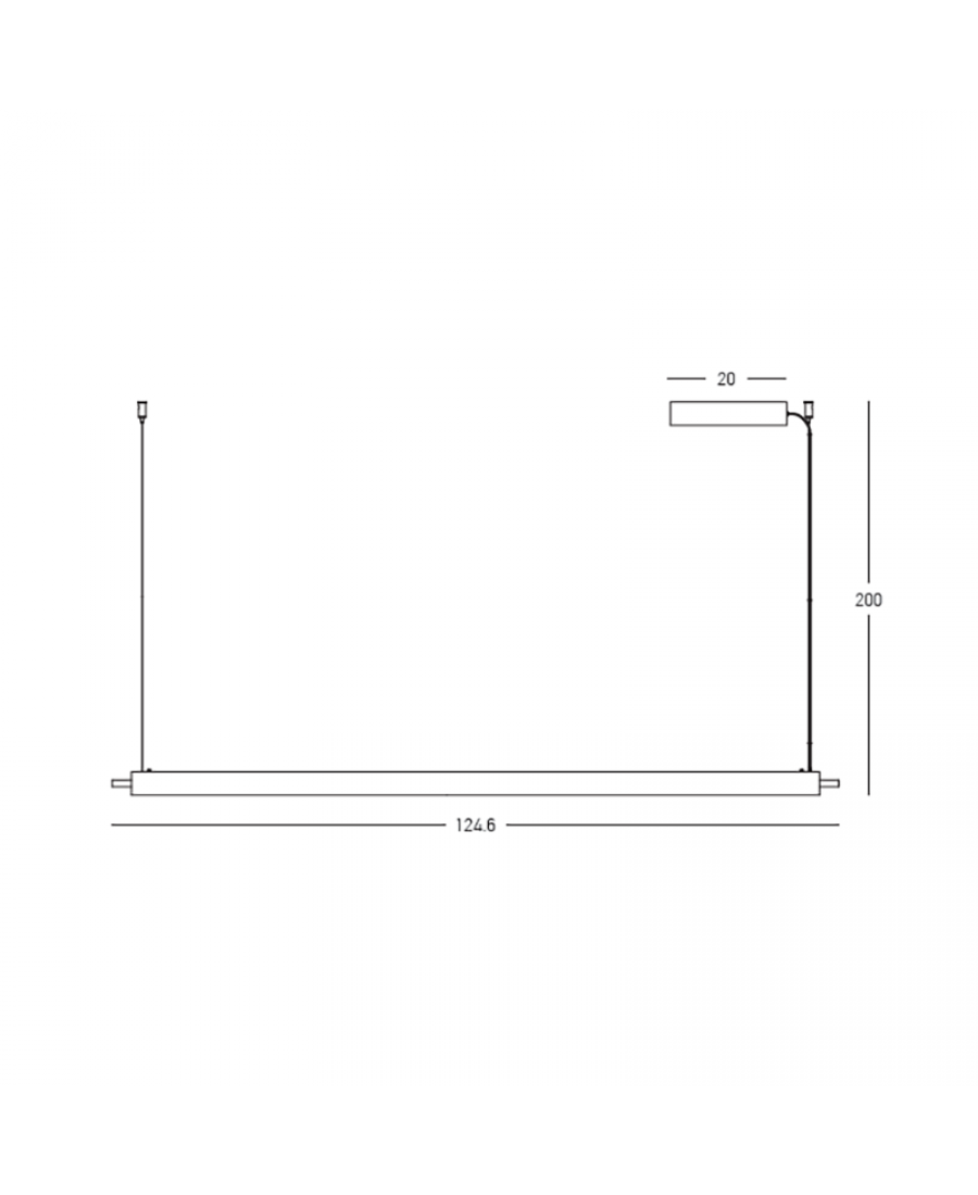 Lampa wisząca LED 25446 33W 3000K Zambelis