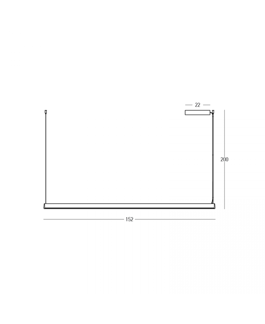Lampa wisząca LED 2555 32W 3000K Zambelis Lights