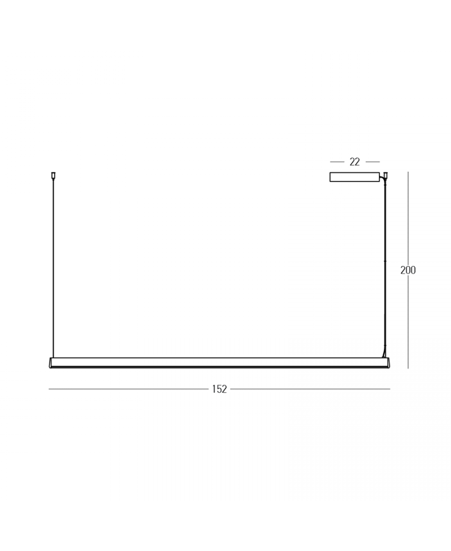 Lampa wisząca LED 2557 32W 3000K Zambelis Lights