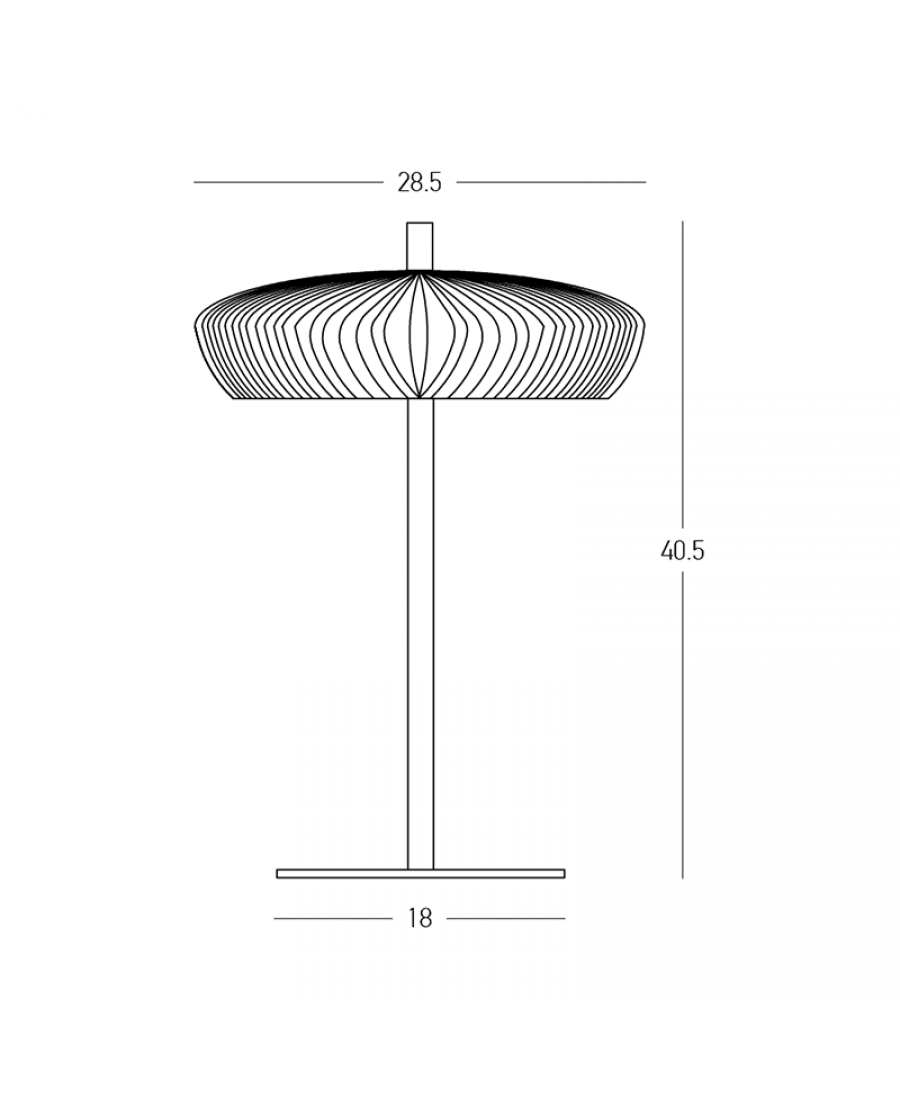 Lampa stołowa G9 2593 2x9W Zambelis