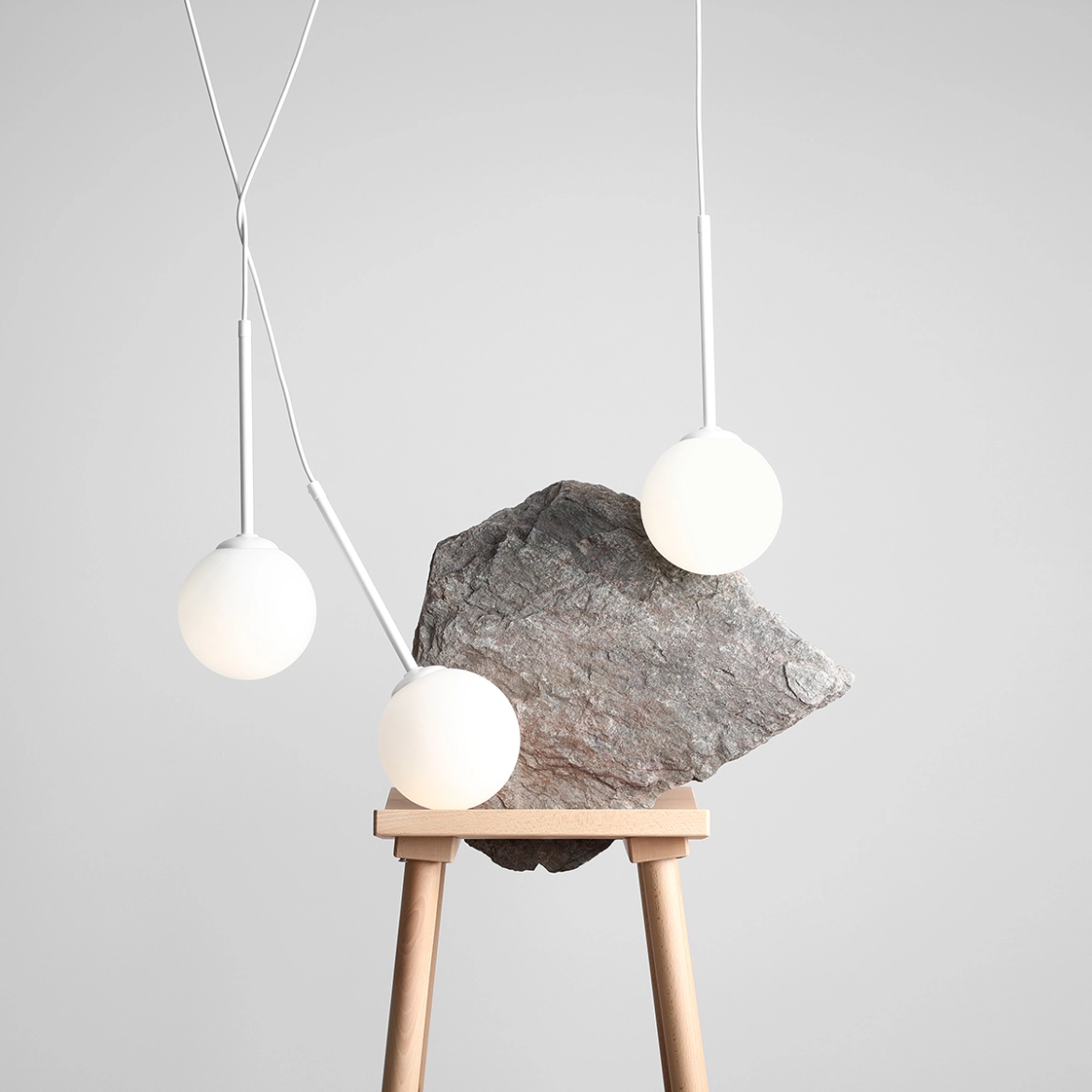 LAMPA WISZĄCA BOSSO 3 WHITE 1087E ALDEX