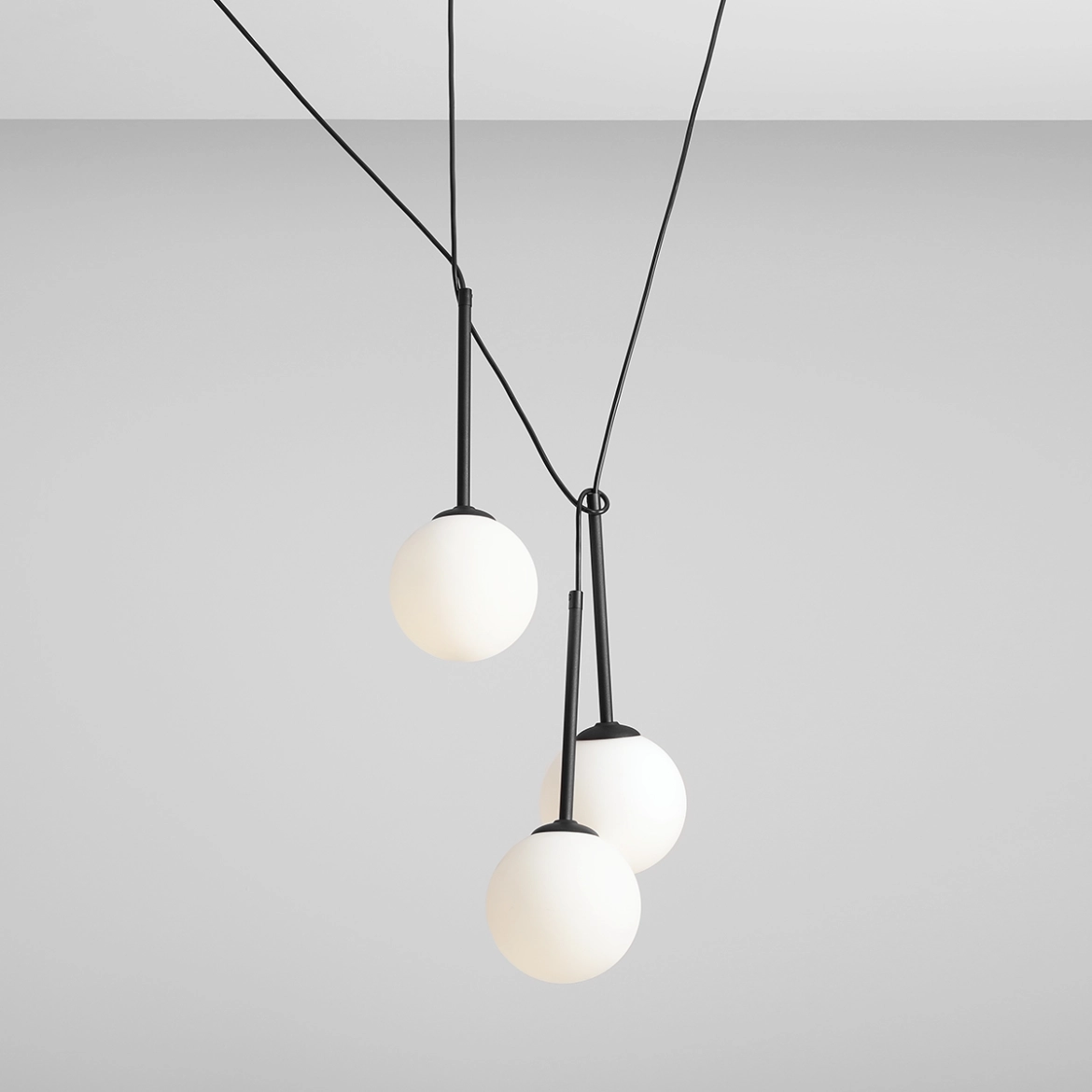 LAMPA WISZĄCA BOSSO 3 BLACK 1087E_1 ALDEX