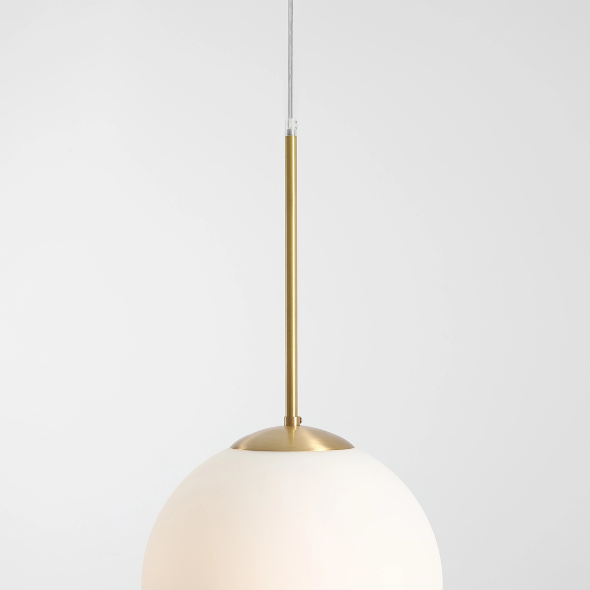 LAMPA WISZĄCA BOSSO MEDIUM BRASS 1087G40 ALDEX
