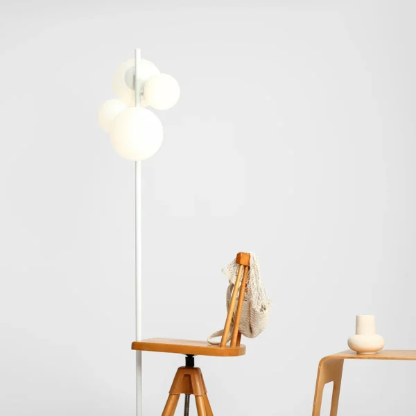 LAMPA STOJĄCA BLOOM WHITE 1091A ALDEX