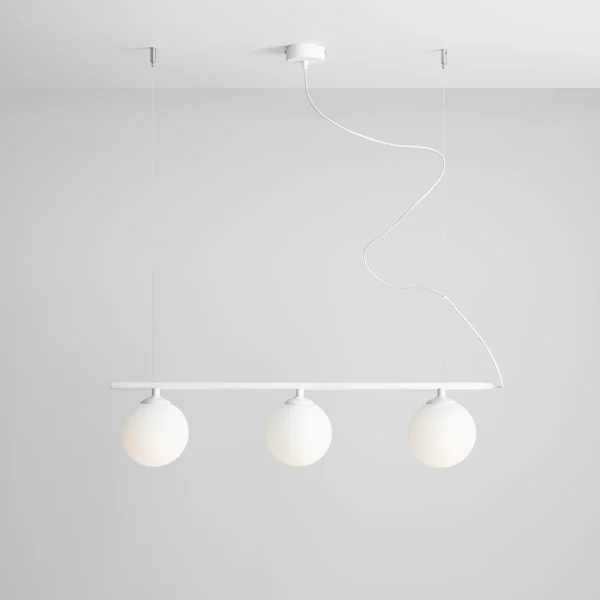 LAMPA WISZĄCĄ BERYL GLASS 3 WHITE 1006E ALDEX