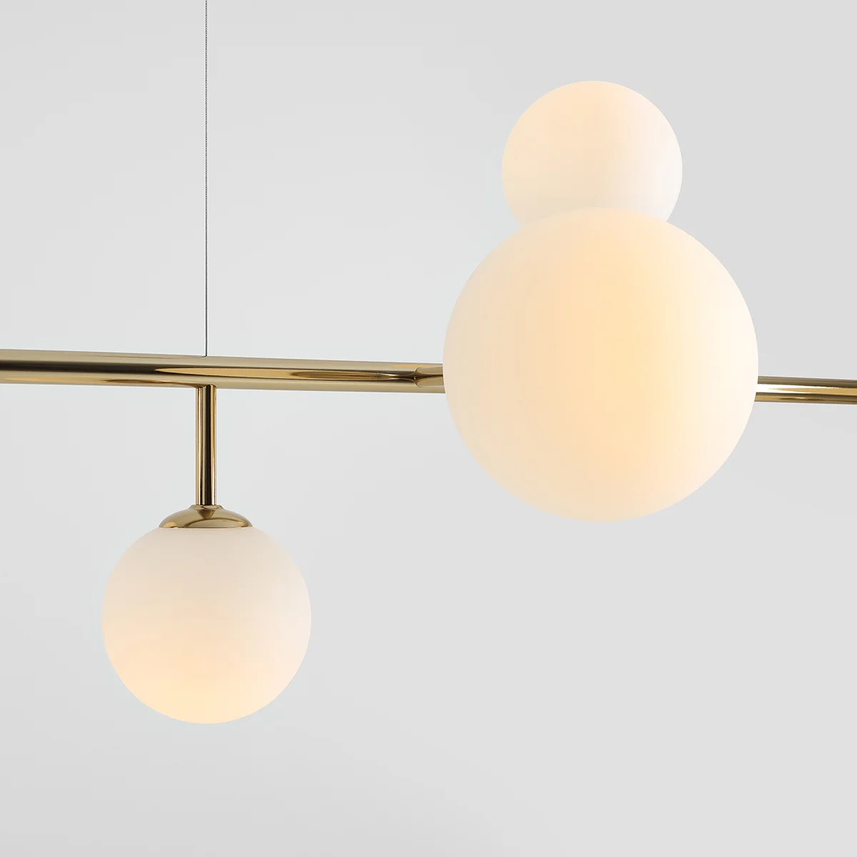 Lampa wisząca DIONE 9 GOLD 1092N30 Aldex